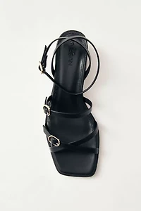 SVEGAN Tanya Vegan Leather Buckled Sandal