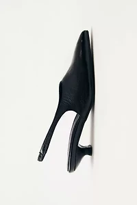 ALOHAS Eros Leather Slingback Kitten Heel