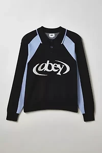 OBEY Soccer Logo Polo Sweater