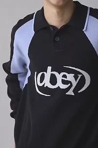 OBEY Soccer Logo Polo Sweater