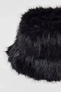 Fluffy Faux Fur Bucket Hat
