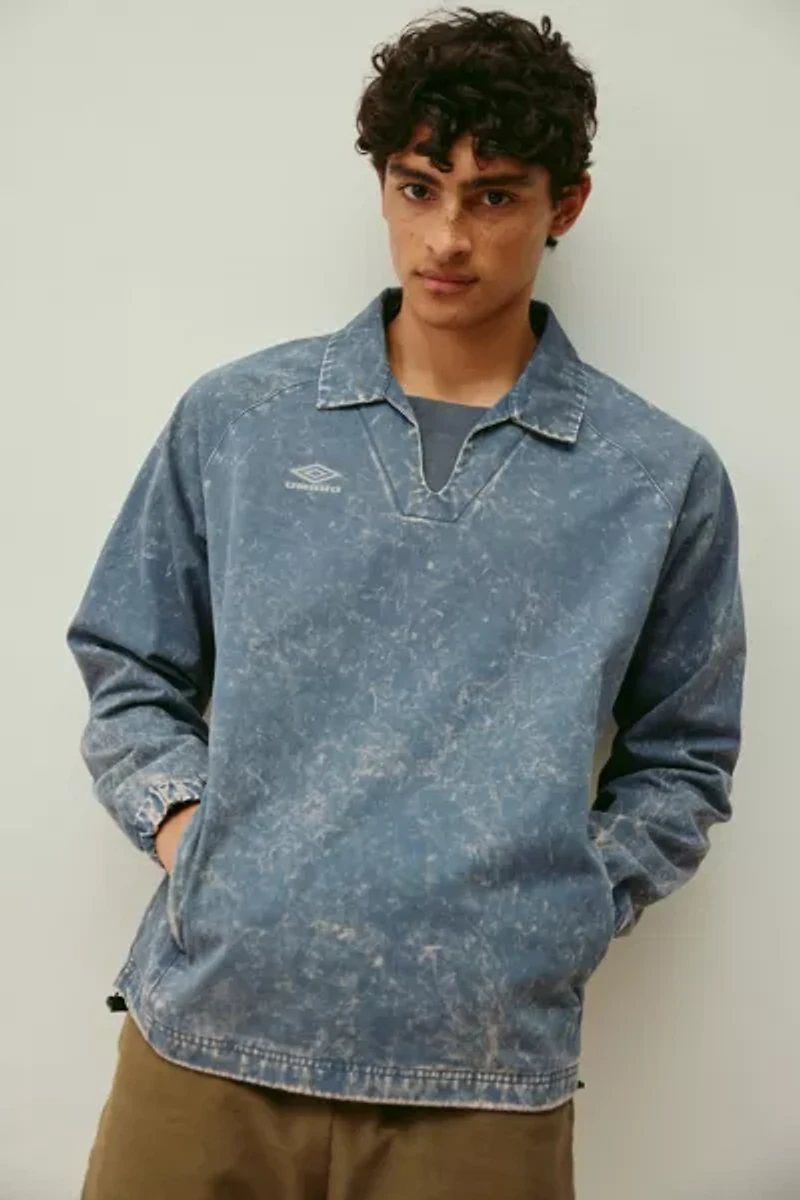 Umbro Washed Cotton Drill Shirt Jacket