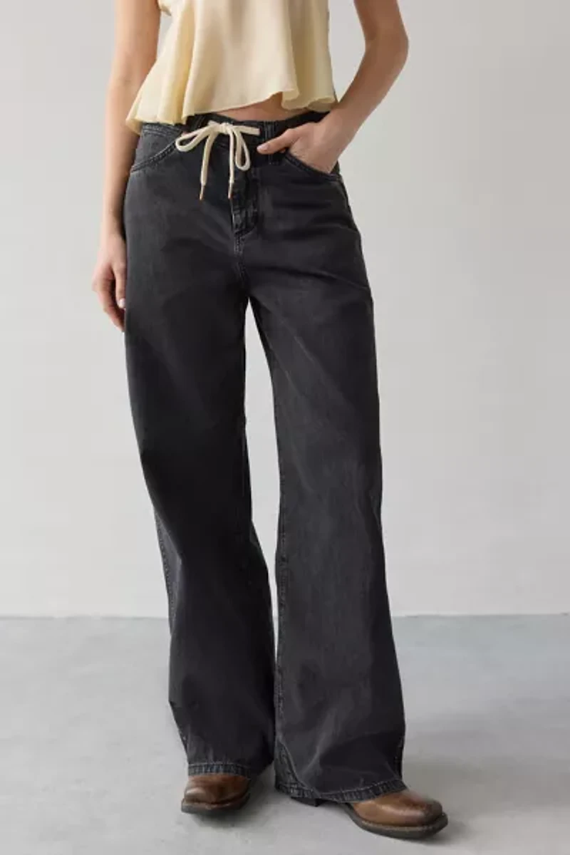 Wrangler Tie-Front Loose Jean