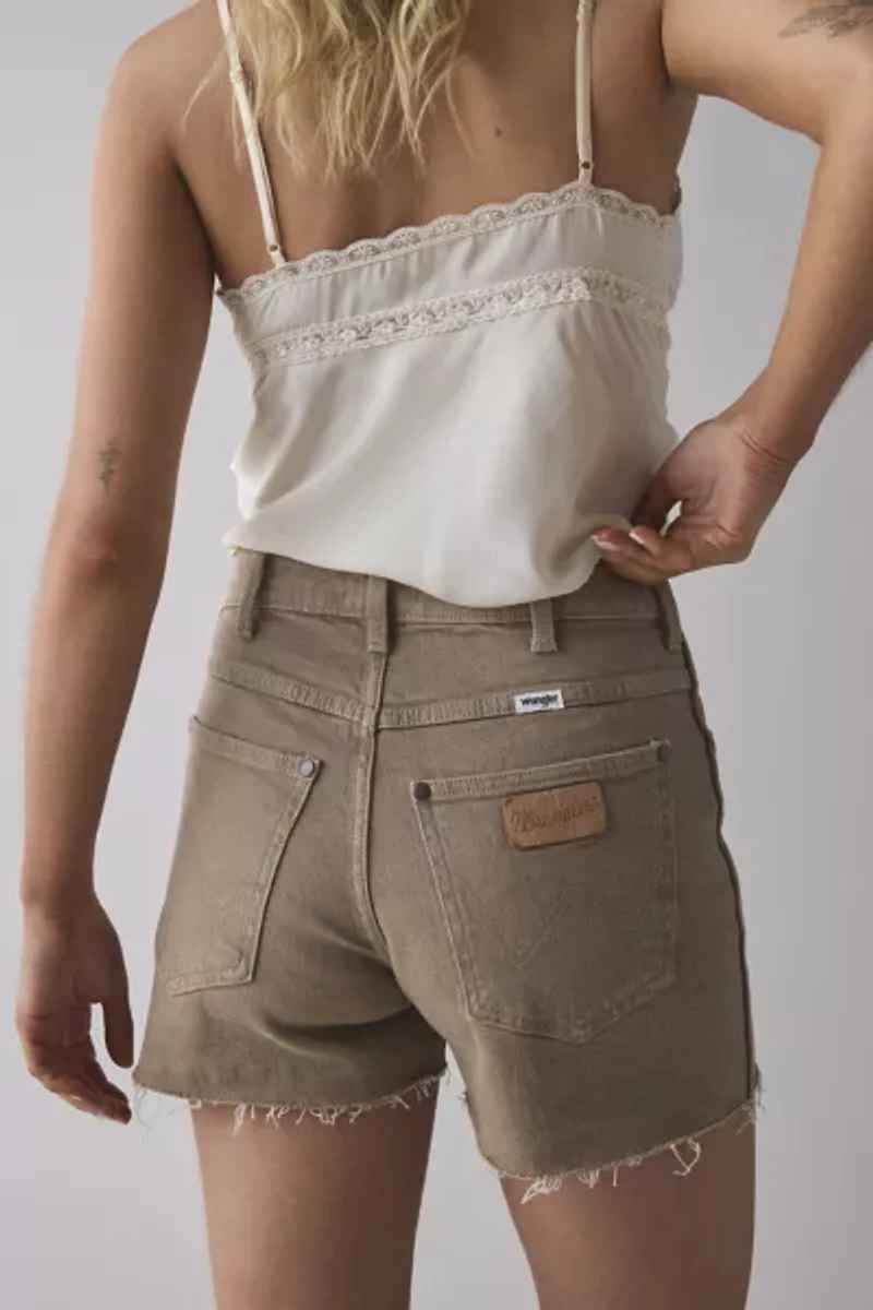 Wrangler High-Rise Relaxed Denim Short