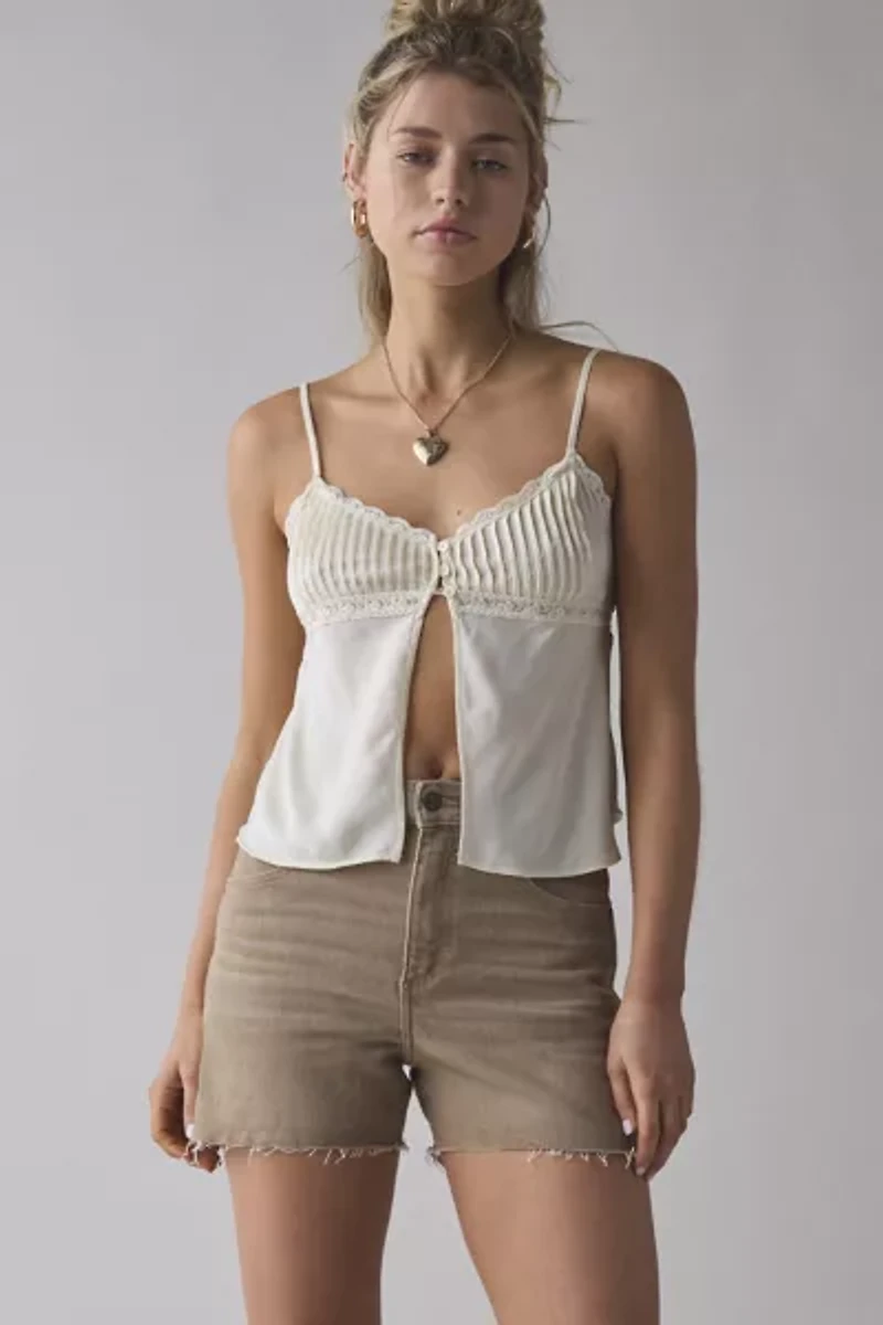 Wrangler High-Rise Relaxed Denim Short