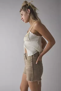 Wrangler High-Rise Relaxed Denim Short