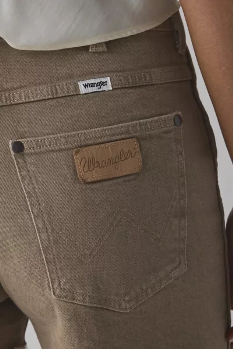 Wrangler High-Rise Relaxed Denim Short