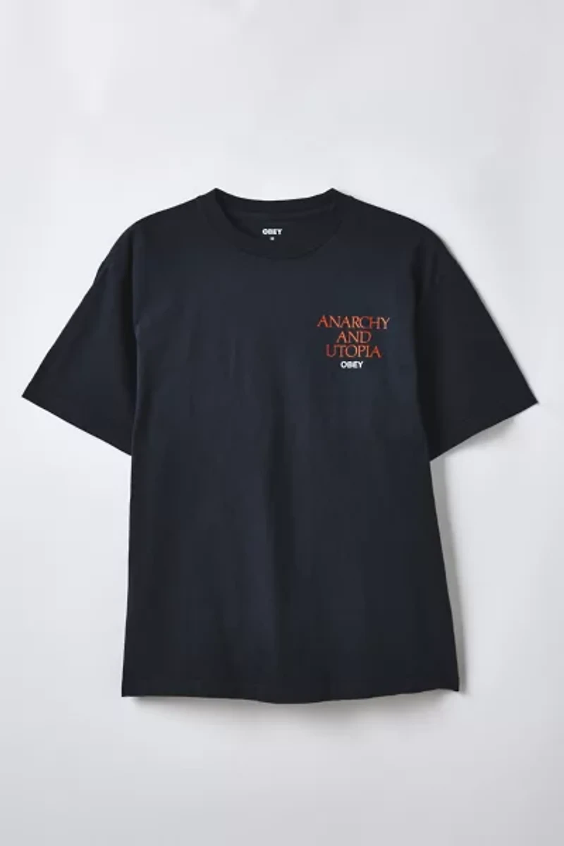 OBEY Anarchy & Utopia Graphic Tee