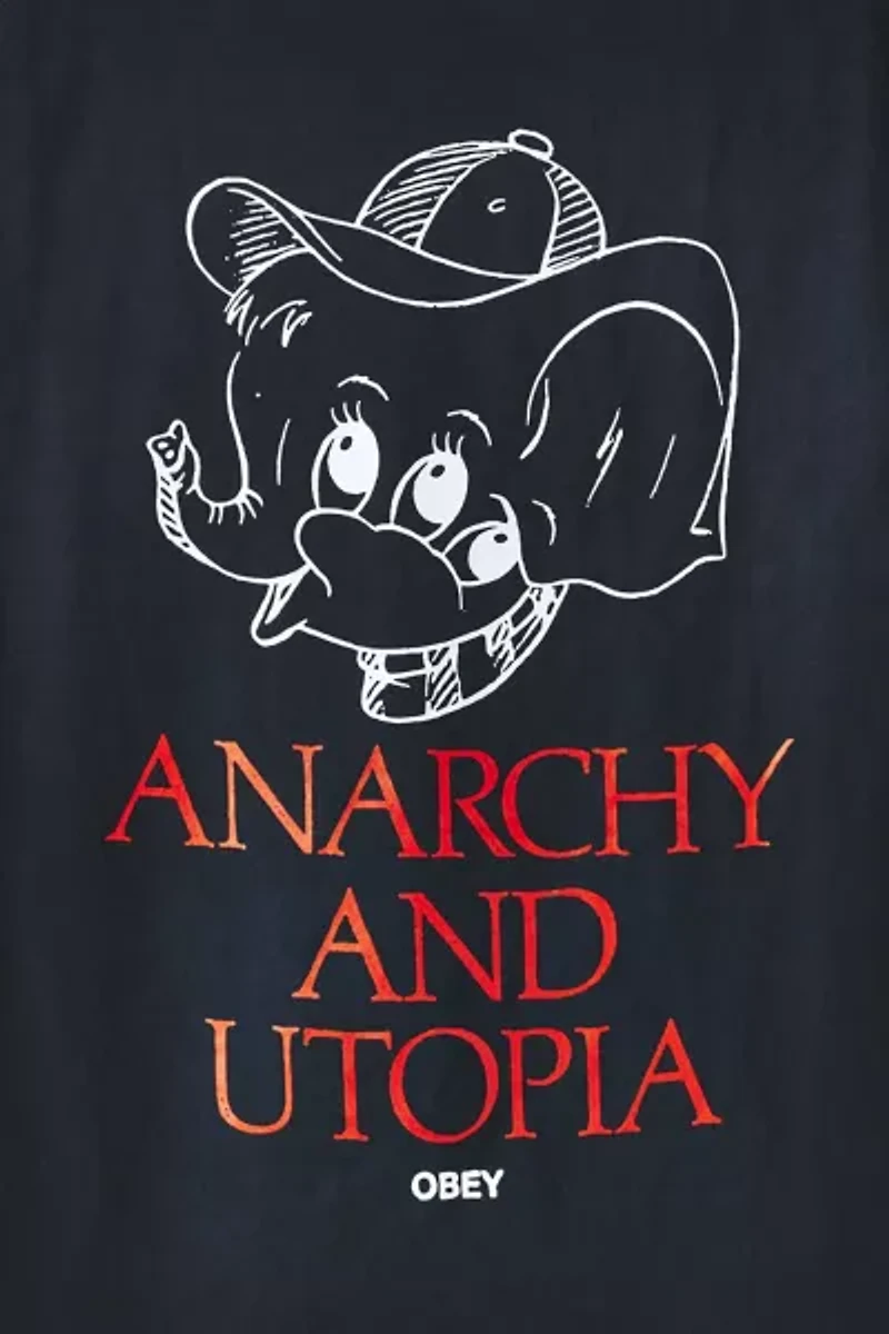 OBEY Anarchy & Utopia Graphic Tee