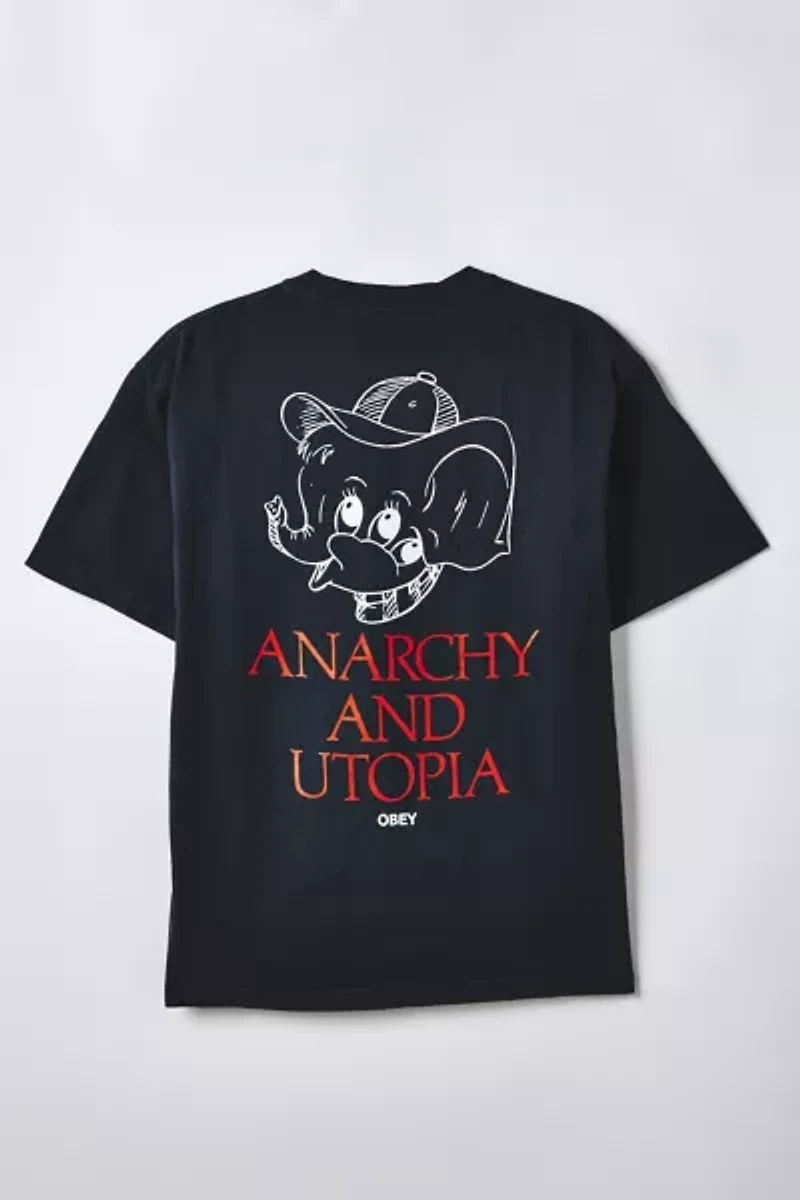 OBEY Anarchy & Utopia Graphic Tee