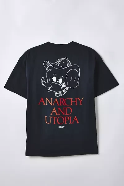 OBEY Anarchy & Utopia Graphic Tee