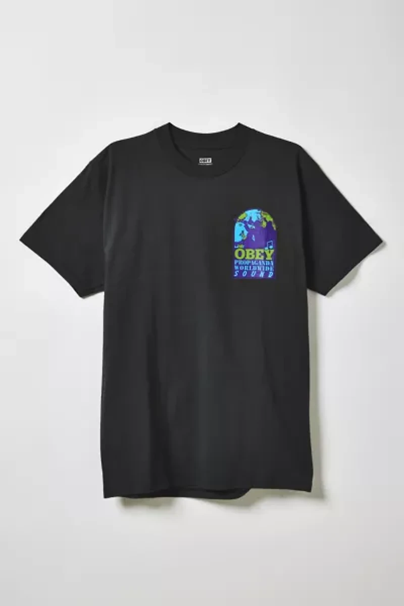 OBEY Worldwide Sound Graphic Tee