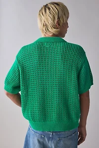 OBEY Kody Short Sleeve Knit Polo Shirt