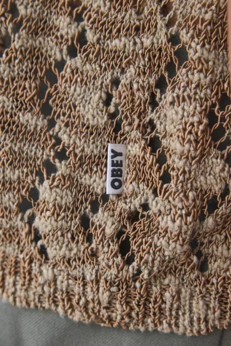 OBEY Andre Short Sleeve Polo Sweater