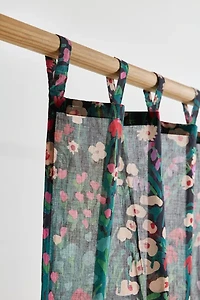 Anette Floral Printed Cotton Window Panel