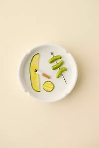 Vices Patterned Ceramic Ashtray