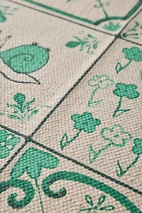 Mariana Tile Flatweave Printed Rug