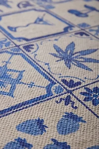 Mariana Tile Flatweave Printed Rug