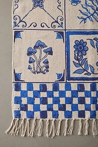 Mariana Tile Flatweave Printed Rug