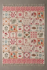 Mariana Tile Flatweave Printed Rug