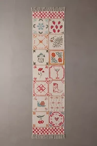 Mariana Tile Flatweave Printed Rug