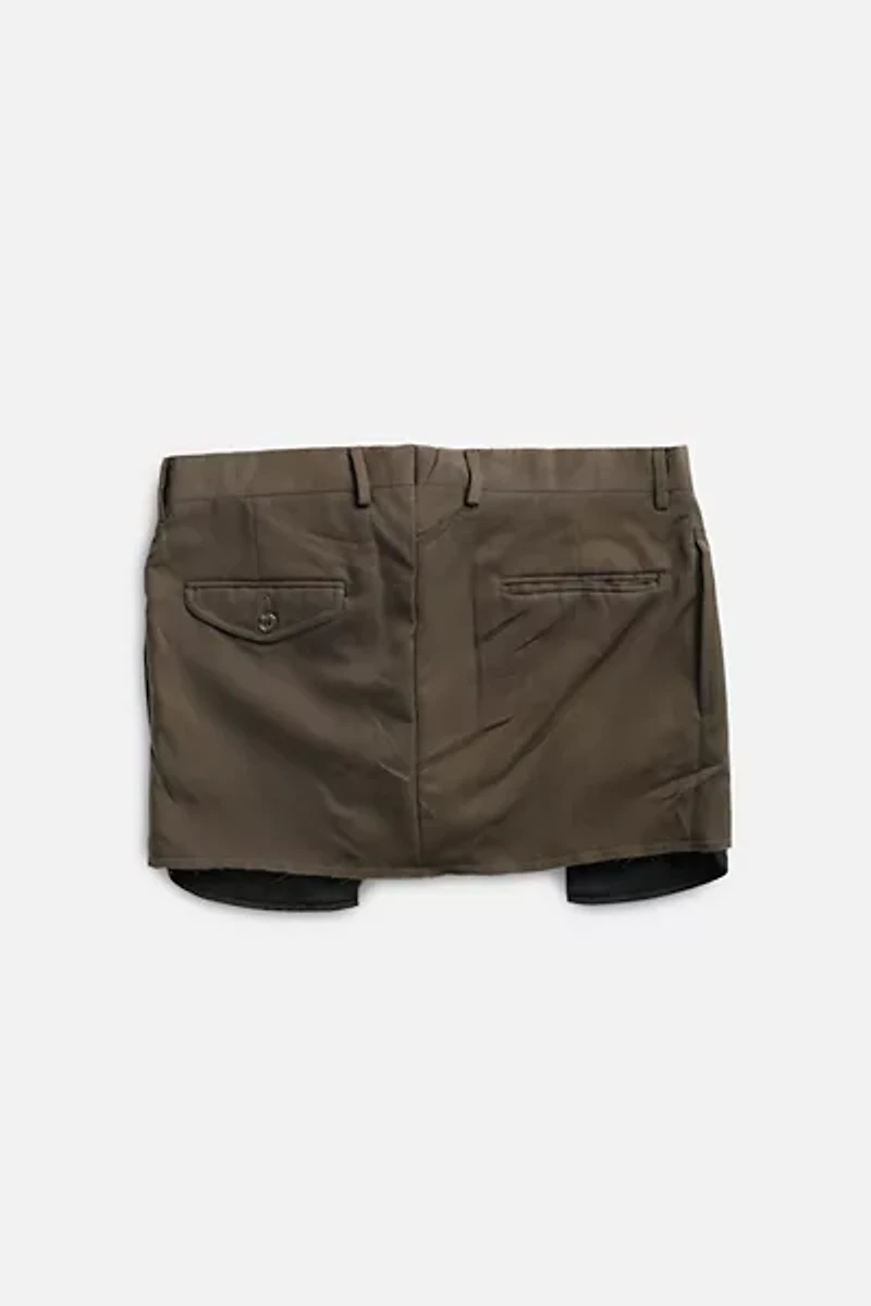 Frankie Collective Rework Trouser Mini Skirt 012