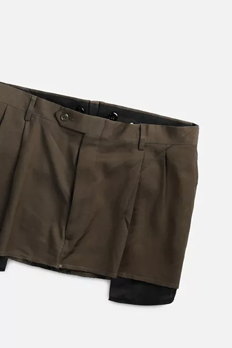 Frankie Collective Rework Trouser Mini Skirt 012