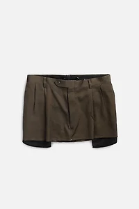 Frankie Collective Rework Trouser Mini Skirt 012