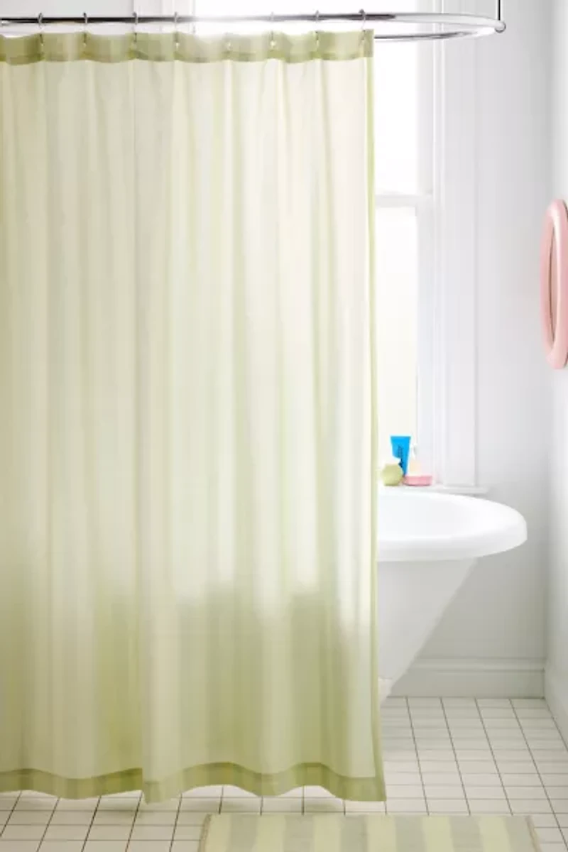 Awning Stripe Patterned Shower Curtain