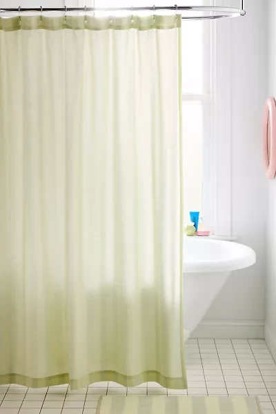 Awning Stripe Patterned Shower Curtain