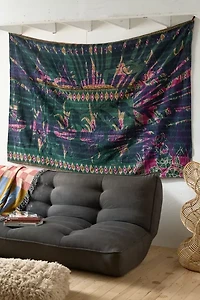 ReMADE By UO Remnants Arizona Screen Printed Kantha Tapestry