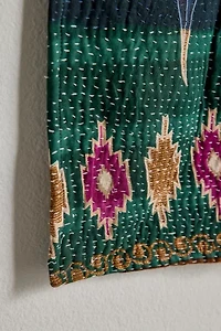 ReMADE By UO Remnants Arizona Screen Printed Kantha Tapestry