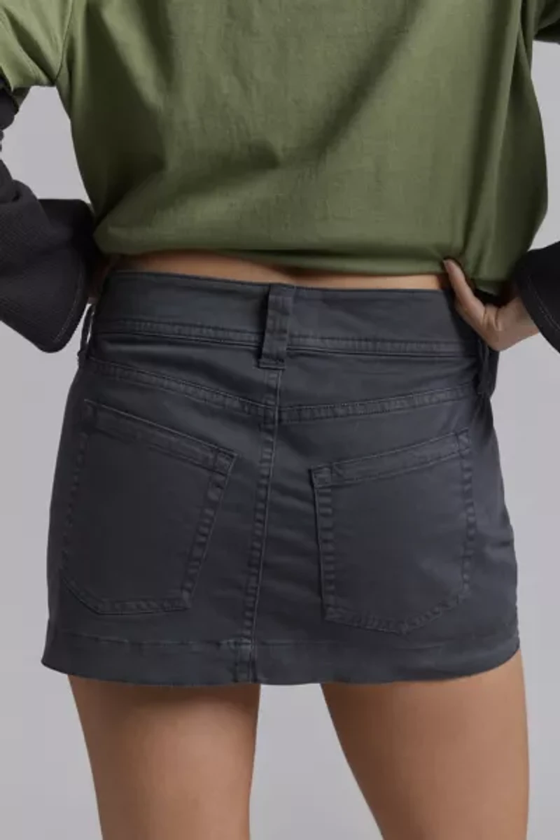 BDG Sarah Chino Micro Mini Skirt