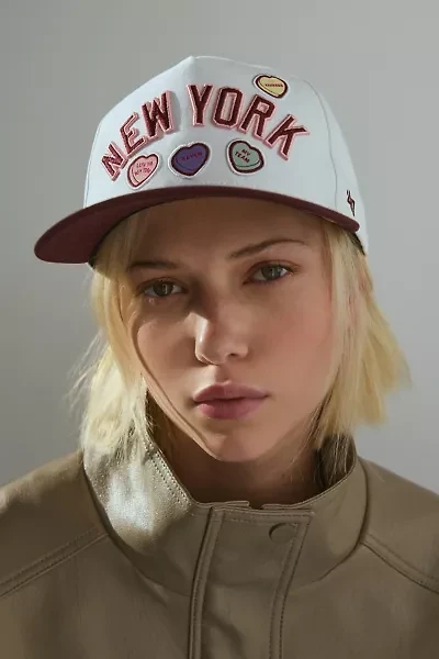 '47 Brand New York Yankees Candy Hearts Hitch Baseball Hat