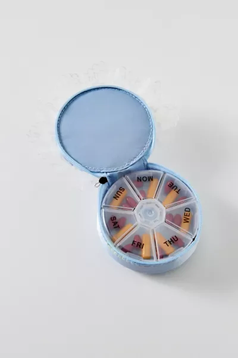 UO Heart Ruffle Pill Case