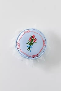 UO Heart Ruffle Pill Case