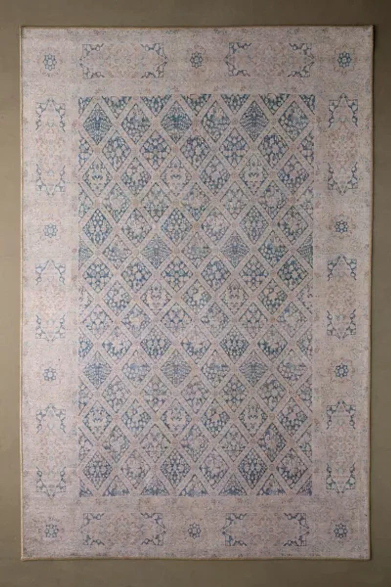 Kimmie Floral Printed Performance Rug
