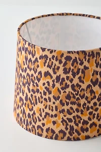 Leopard Print Drum Lamp Shade