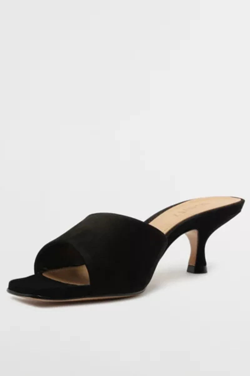 Schutz Dethalia Leather Heeled Mule