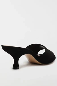 Schutz Dethalia Leather Heeled Mule