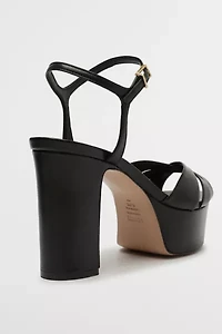 Schutz Keefa Leather Platform Heel