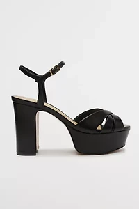 Schutz Keefa Leather Platform Heel