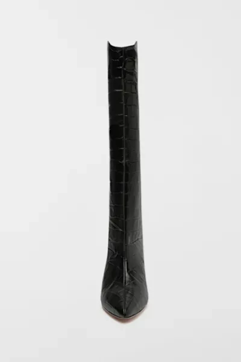 Schutz Maryana Leather Kitten Heel Boot
