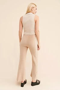 BDG Josie Velour Flare Pant
