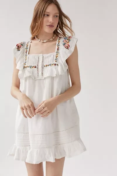 Embroidered Tunic Dress