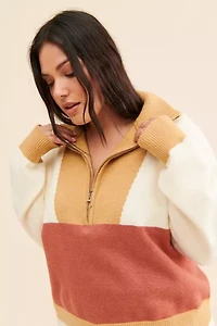 4SI3NNA Finick Quarter Zip Pullover