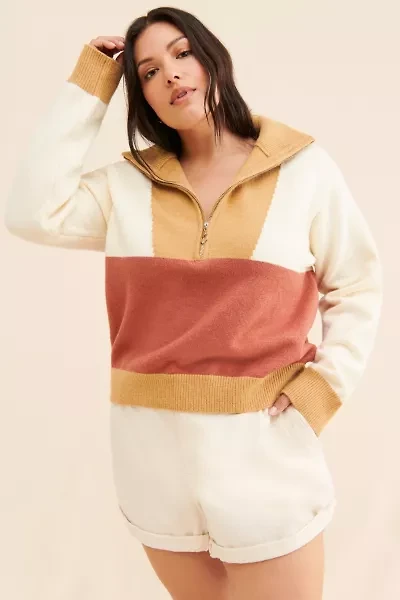 4SI3NNA Finick Quarter Zip Pullover