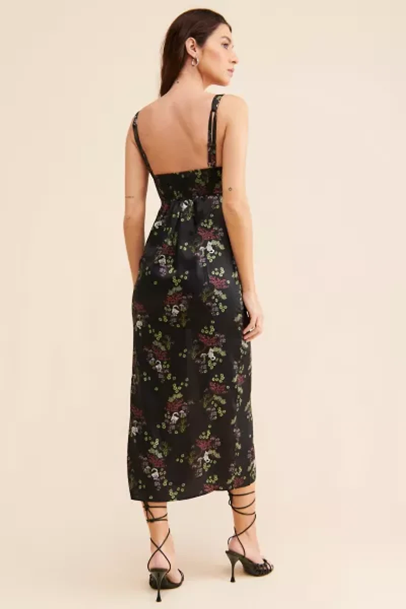Mikayla Floral Midi Dress