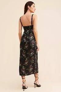 Mikayla Floral Midi Dress