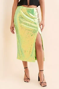 Glamorous Sequin Midi Skirt